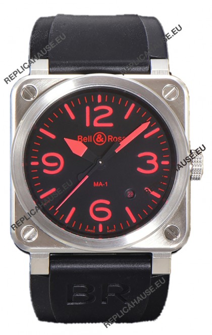 Bell and Ross BR03-92 MA-01 Red Indicators Edition Swiss Replica Watch