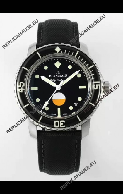 Blancpain Fifty Fathoms MIL-SPEC HODINKEE 1:1 904L Stainless Steel Swiss Replica Watch 