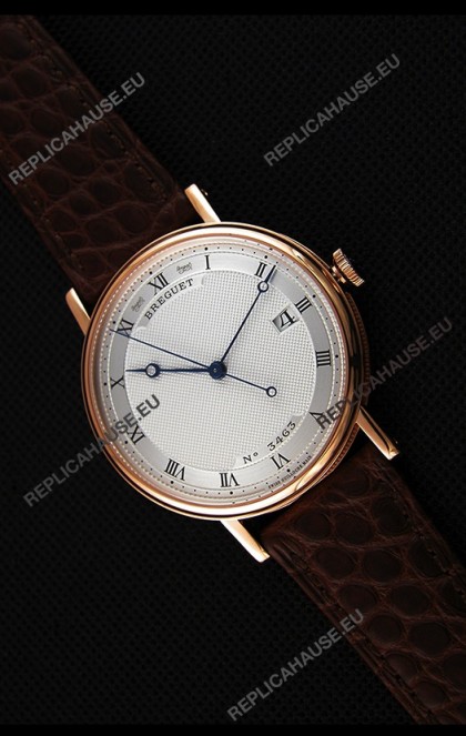 Breguet Classique 5177BR/15/9V6 Rose Gold Watch with Roman Hour Markers