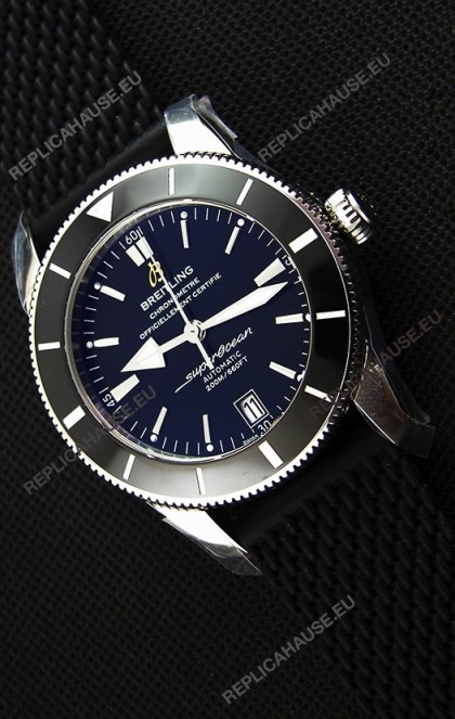 Breitling SuperOcean Heritage II B20 42MM Black Dial Swiss Replica Watch - 1:1 Mirror Edition