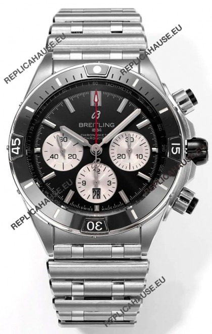 Breitling Chronomat B01 42 Edition Swiss 904L Steel Casing Black Dial 1:1 Mirror Replica Watch