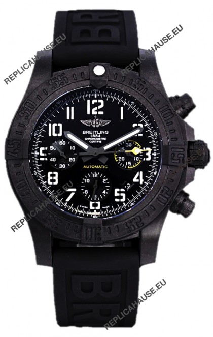 Breitling Avenger Hurricane Chronograph Black Dial - DLC Coating Swiss Replica Watch
