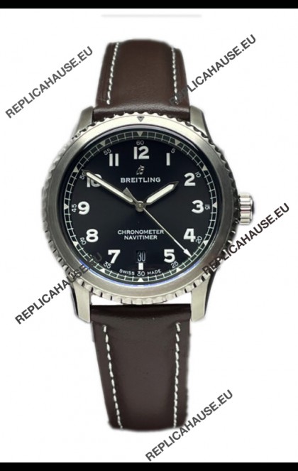 Breitling Navitimer Aviator 8 Automatic 41 Black Dial 1:1 Mirror Swiss Replica Watch 