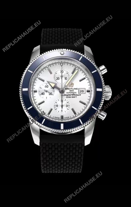 Breitling SuperOcean Heritage II 44MM White Dial Swiss Replica Watch 
