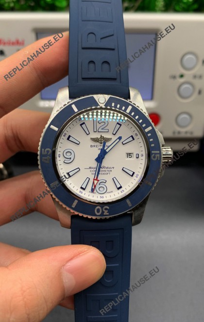 Breitling Superocean Automatic 44 Steel - Blue Dial 1:1 Mirror Replica