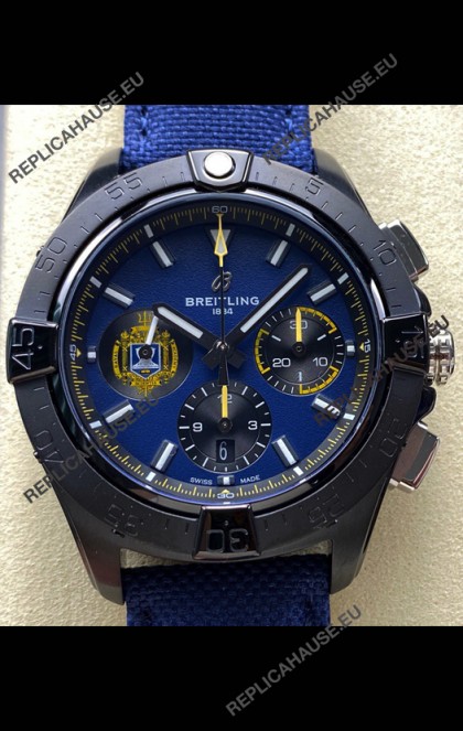 Breitling Super Clone Avenger B01 Chronograph 44 Dark Blue Dial 1:1 Mirror Swiss Replica Watch