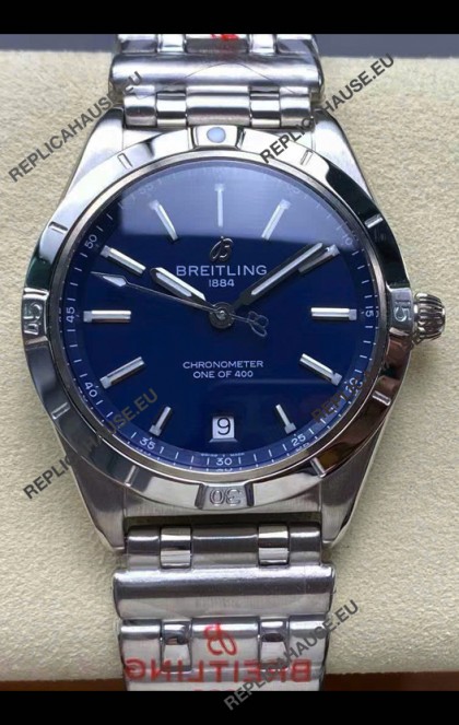 Breitling Chronomat Automatic GMT 40 Blue Dial 1:1 Mirror Swiss Replica Watch