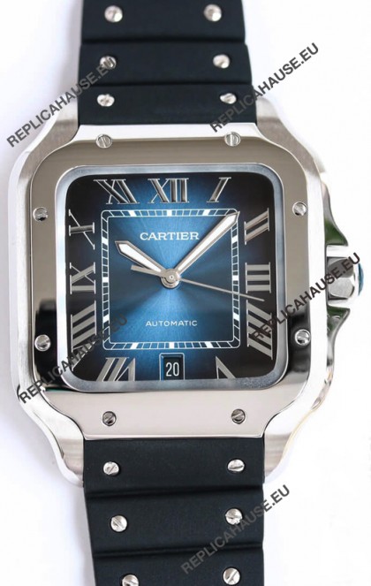 Santos De Cartier Stainless Steel Casing 1:1 Mirror Swiss Replica Watch 40MM