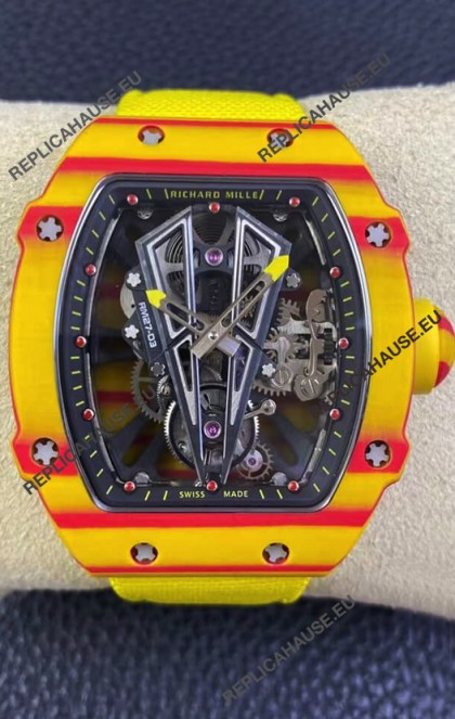 Richard Mille RM27-03 Rafael Nadal Genuine Tourbillon Movement 1:1 Mirror Replica Watch
