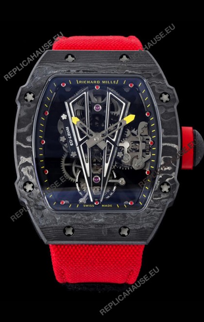 Richard Mille RM27-03 Rafael Nadal Genuine Tourbillon Movement 1:1 Mirror Replica Watch