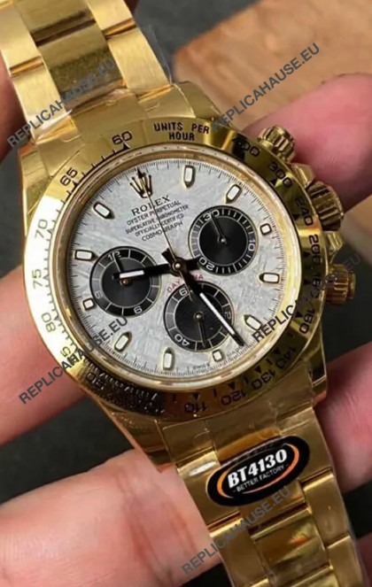 Rolex Cosmograph Daytona M116508-0015 Yellow Gold Original Cal.4130 Movement - 904L Steel Watch
