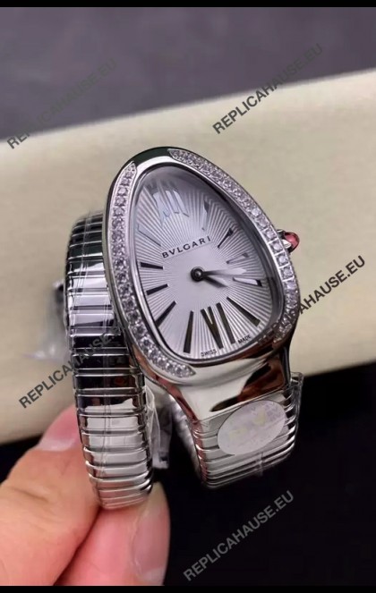Bvlgari Serpenti Edition Stainless Steel Casing Watch in 1:1 Mirror Quality