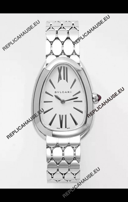 Bvlgari Serpenti Seduttori Edition in Stainless Steel Casing Super Clone Watch