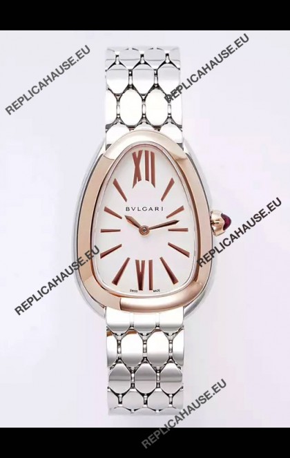 Bvlgari Serpenti Seduttori Edition in Two Tone Rose Gold Casing Super Clone Watch