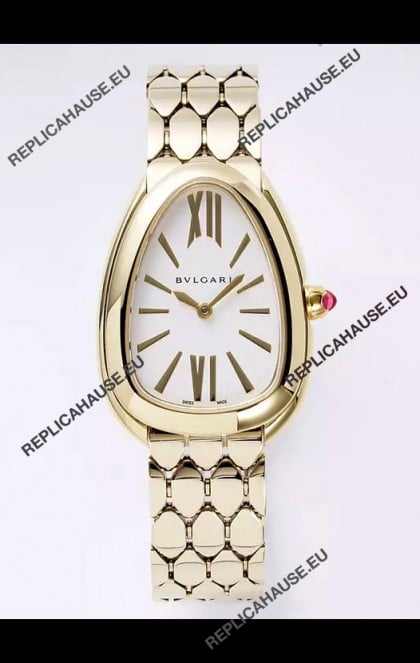 Bvlgari Serpenti Seduttori Edition in Yellow Gold Casing Super Clone Watch