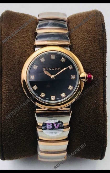 Bvlgari LVCEA Edition Watch in Two Tone Rose Gold Steel - 1:1 Mirror Replica