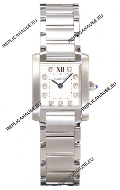 Cartier Tank Francaise Stainless Steel Swiss Quartz Replica Watch 25.70MM