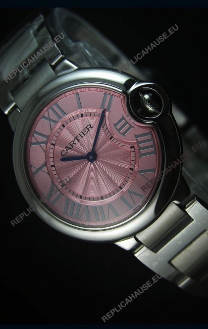 Ballon De Bleu Pink Dial Watch 36MM with Swiss Quartz Movement