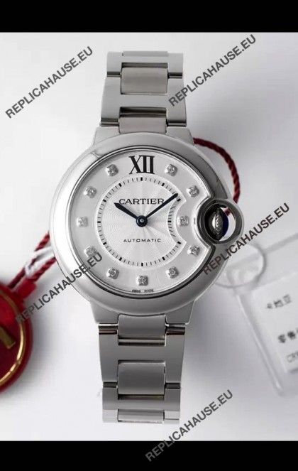 Ballon De Cartier Swiss Automatic 1:1 Mirror Quality 33MM in Steel Casing