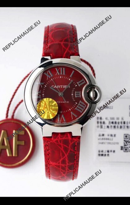 Ballon De Cartier Swiss Automatic 1:1 Mirror Quality 33MM in Steel Case 