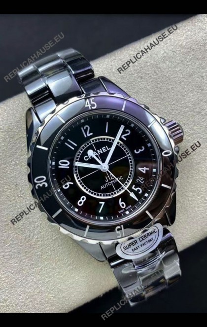 Chanel J12 38MM Black Ceramic Case Watch Automatic 1:1 Mirror Replica Watch