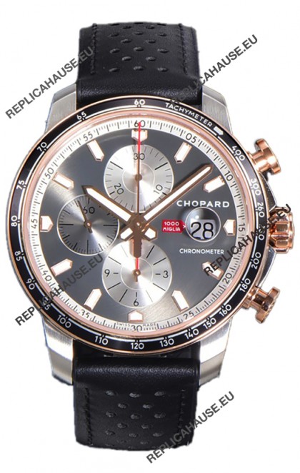 Chopard Mille Miglia GTA Chronograph Two Tone 1:1 Mirror Replica - Steel Dial 