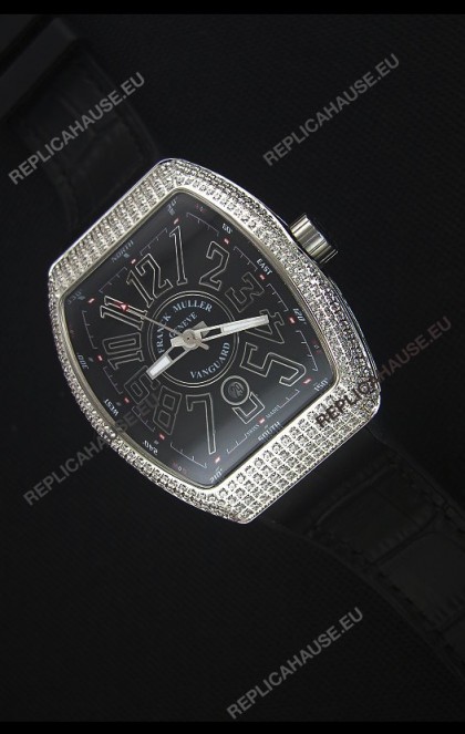 Franck Muller Vanguard Swiss Replica Watch in Stainless Steel Case