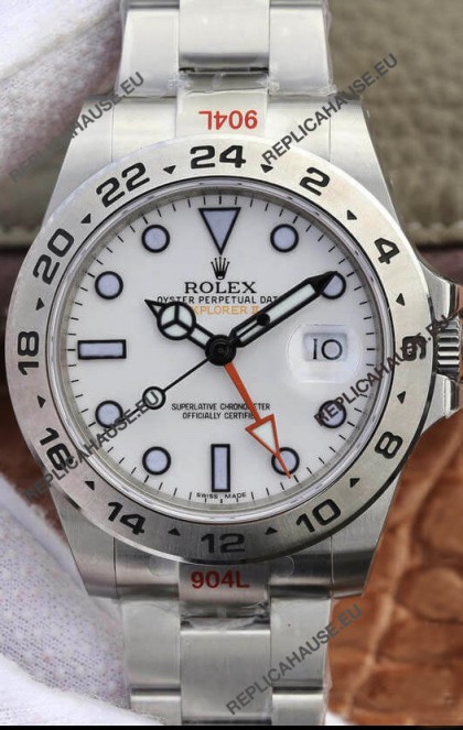 Rolex Explorer M216570-001 1:1 Mirror Replica Watch - White Dial in 904L Steel 42MM