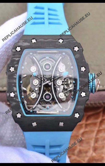 Richard Mille RM053-1 Tourbillon in One Piece Forged Carbon Casing - 1:1 Mirror Quality 