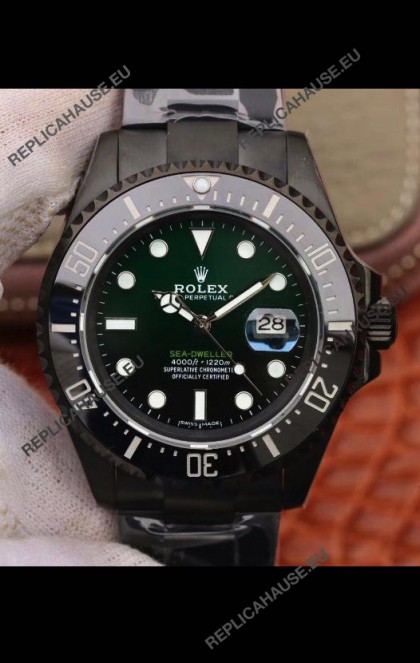 Rolex SeaDweller Deep-Sea Green Dial in 1:1 Mirror Quality - PVD Casing