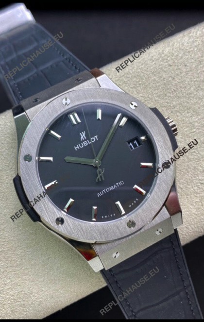 Hublot Classic Fusion 1:1 Mirror Replica Swiss Watch in 904L Steel Casing Grey Dial 42MM