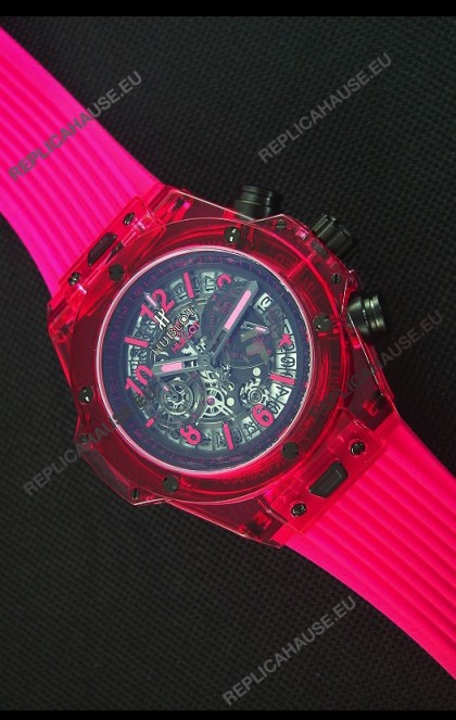 Hublot Big Bang Unico Red Sapphire Quartz Replica Watch 45MM