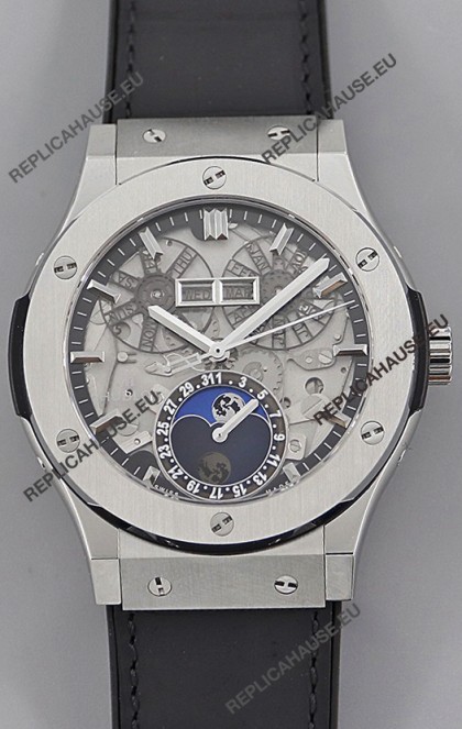 Hublot Aerofusion Moonphase Skeleton Swiss Replica Watch 