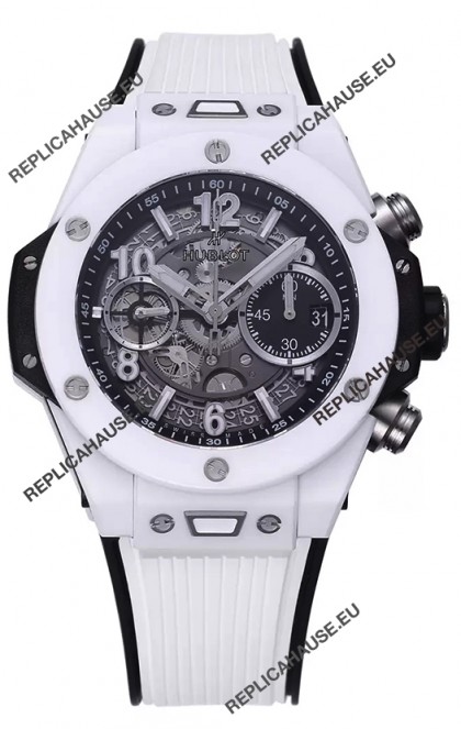 Hublot Big Bang Unico White Ceramic Casing 1:1 Mirror Edition Swiss Replica Watch
