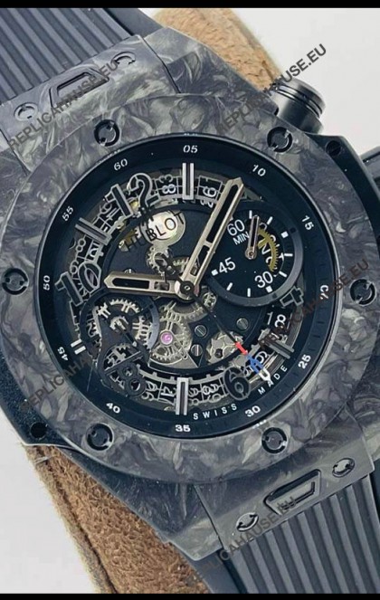 Hublot Big Bang Unico Black Carbon Las Vegas Boutique Edition Swiss Replica Watch 