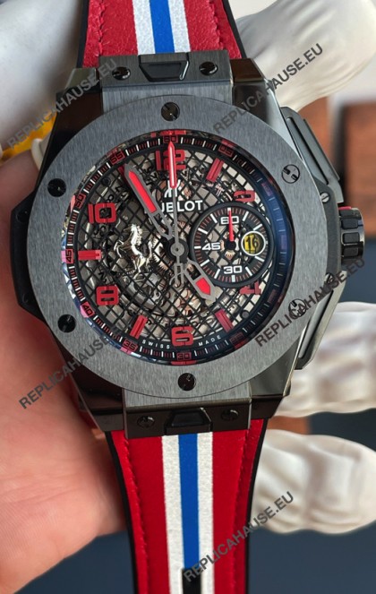 Hublot Big Bang Super Clone Ferrari Speciale Edition in Ceramic Casing
