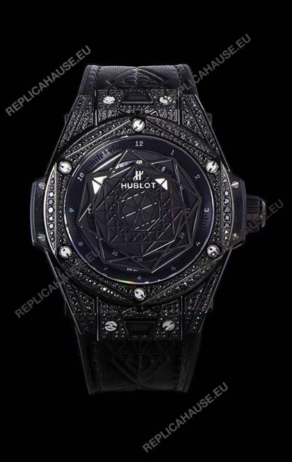 Hublot Big Bang One Click Sang Bleu 1:1 Mirror Replica in Ceramic Casing - 45MM