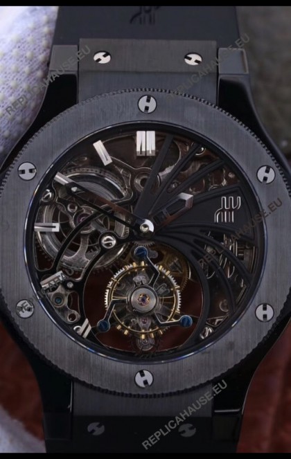 Hublot Classic Fusion Swiss Tourbillon 1:1 Mirror Replica - Ceramic Casing 45MM