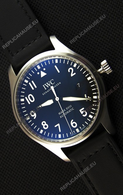 IWC Pilot's MARK XVIII IW327009 Black Dial Swiss Replica Watch 1:1 Mirror Edition