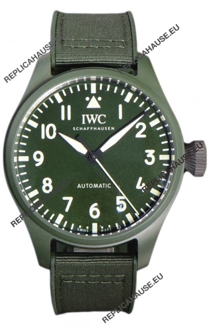IWC Big Pilot's Top Gun Woodland Edition 43MM Ceramic Casing Swiss Replica Watch 