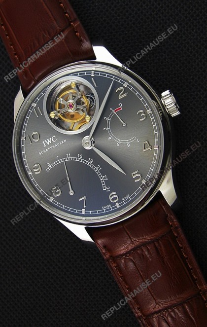 IWC Portugieser Tourbillon Mystere Retrograde Silver Dial UPDATED 2019 Version 