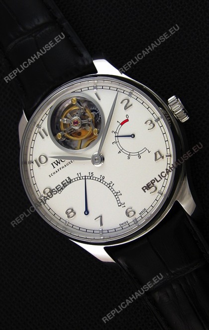 IWC Portugieser Tourbillon Mystere Retrograde IW504601 White Dial UPDATED 2019 Version 