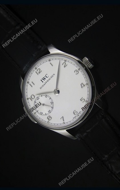 IWC Portuguese Handwind Ref# IW5242 Swiss 1:1 Mirror White Dial Watch