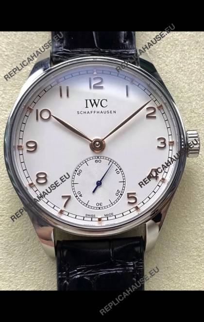 IWC Portugieser Super Clone Automatic 41 IW358303 White Dial in Steel Case