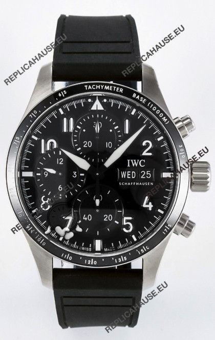 IWC Pilot's IW388305 Super Clone Chronograph 41 Mercedes-AMG Steel Watch