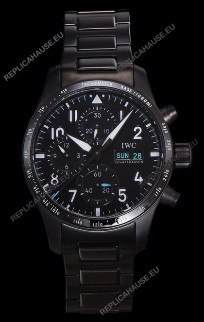 IWC Pilot's IW388306 Super Clone Chronograph 41 Mercedes-AMG Pertonas F1 Ceramic Watch