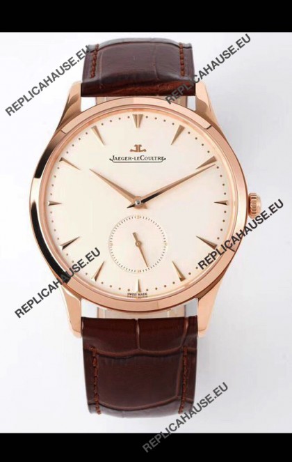 Jaeger LeCoultre Master Grand Ultra Thin Rose Gold Watch 1:1 Mirror Replica