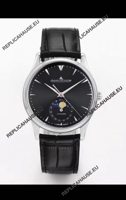 Jaeger LeCoultre Master Ultra Thin Moon 904L Steel 1:1 Mirror Replica Watch