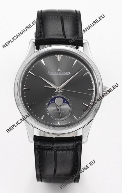 Jaeger LeCoultre Master Ultra Thin Moon 904L Steel 1:1 Mirror Replica Watch