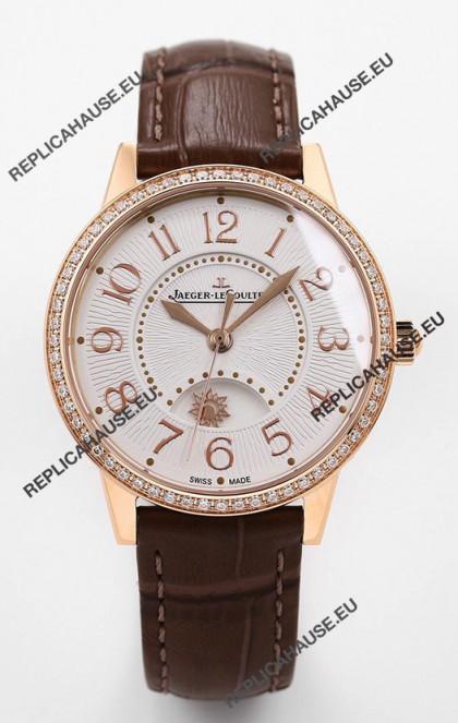 Jaeger-LeCoultre Rendez-Vous Steel Night & Day Rose Gold 1:1 Mirror Swiss Watch